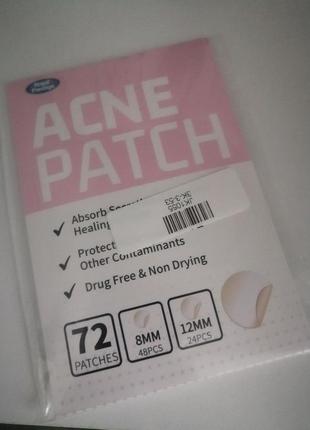 Патчі від прищів висипань (анті-акне) acne patch - 72шт/упаковка4 фото