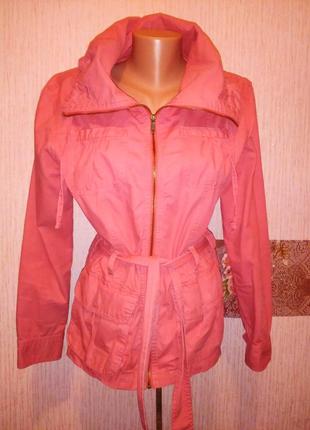 Фирменный натуральный плащ ветровка из германии