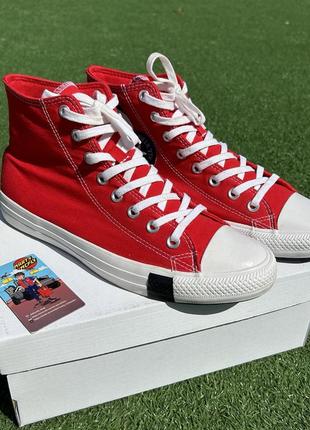 Мужские высокие кеды converse ctas hi all star multi logo play 42,5 р7 фото