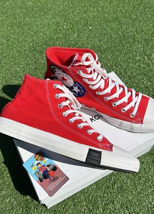 Мужские высокие кеды converse ctas hi all star multi logo play 42,5 р8 фото