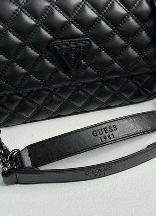 Сумка  guess cordelia flap shoulder bag black3 фото