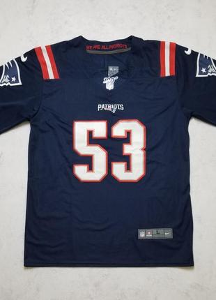 Американский футбол nike onfield nfl 100 years new england patriots