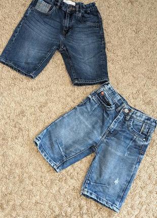 Джинсовые шорты для мальчика 7-8 лет2 фото