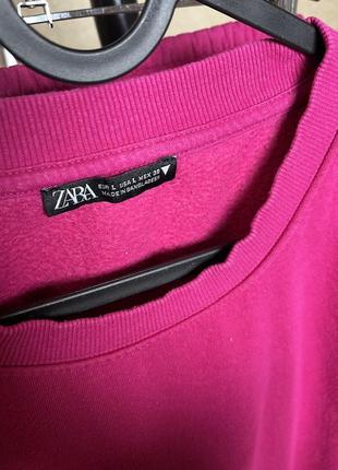 Розовый костюм кофта штаны zara р.l3 фото