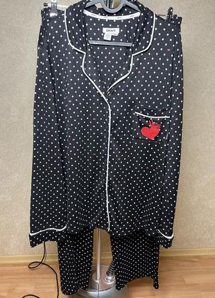 Пижама dkny штаны кофта р.xl1 фото