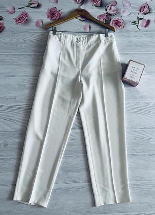 Красивые белые брюки большого размера paris