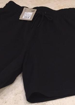 Новi.шорти puma her hight waist shorts black cotton оригінал  us s (m/l)6 фото
