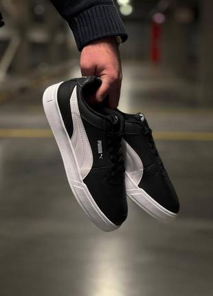 Кросівки puma ca pro black white2 фото