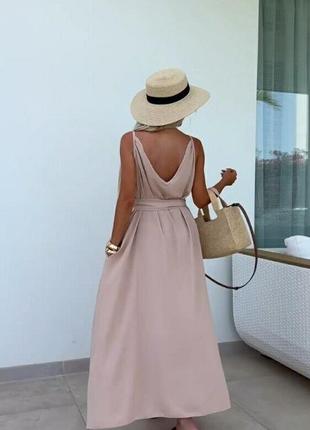 Женское летнее длинное платье сарафан в расцветках