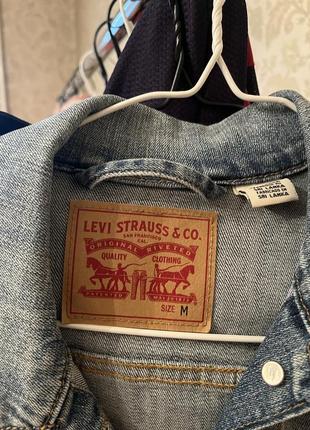 Джинсова куртка levi’s2 фото