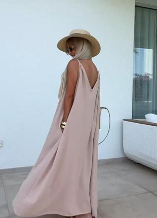 Женское летнее длинное платье сарафан в расцветках