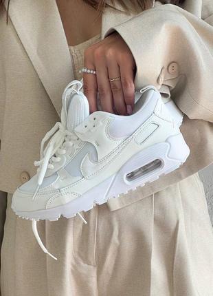 Жіночі кросівки nike air max 90 future white розпродаж1 фото