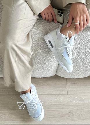 Жіночі кросівки nike air max 90 future white розпродаж2 фото