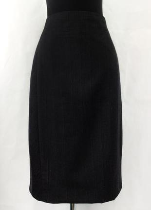 Шерстяная юбка-карандаш интересного кроя, akris punto