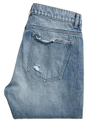 Джинсы h&m slim regular - trashed jeans !5 фото