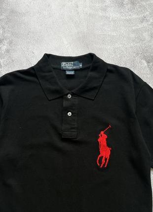 Черное оригинальное поло polo ralph lauren2 фото