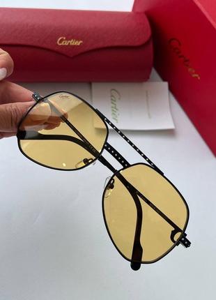 Роскошные очки cartier люкс качество