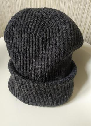 Шапка серая one size