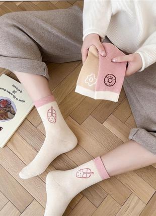 1-25 жіночі шкарпетки комплект 5 пар шкарпеток носков женские носки2 фото