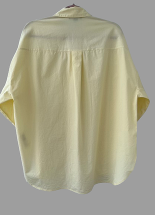 Сорочка жіноча бавовна жовта великого розміру primark 48-54 бавовна4 фото
