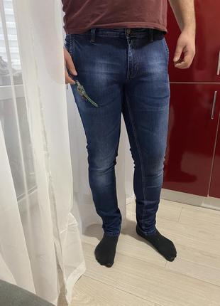 Эластичные мужские джинсы fangsida 29,30,31,32,33,34,364 фото