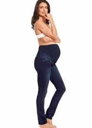 Джинси бриджі жіночі розмір 48/14 стрейчеві для вагітних