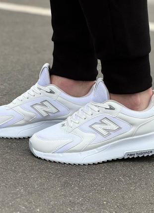 New balance кроссовки в сетку белые 40-44р4 фото