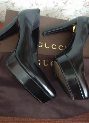 Туфли cucci (черные), 39,5 размер2 фото