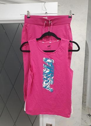 Спортивный костюм майка и капри puma