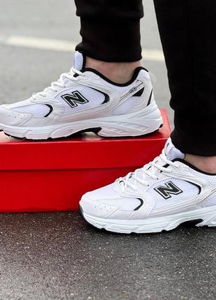 New balance кроссовки в сетку белые 40-44р