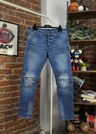 Зауженные стильные джинсы g star raw 5620 3d2 фото