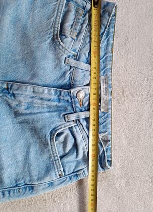 Низкая цена! джинсы. zara. штаны джинсовые. брюки. высокая посадка. хс. 32 р.5 фото