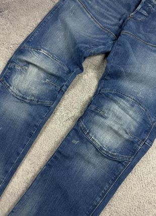 Зауженные стильные джинсы g star raw 5620 3d6 фото