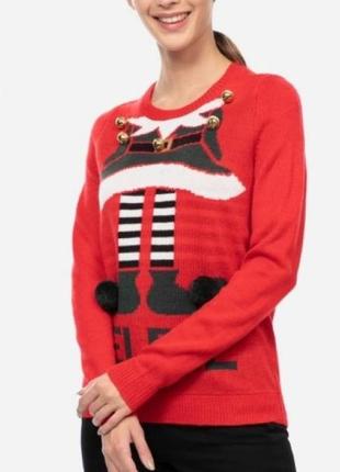 Вязаный свитер vero moda only,новогодний рисунок, режущая,кофта,кофточка,джемпер,пуловер,кардиган