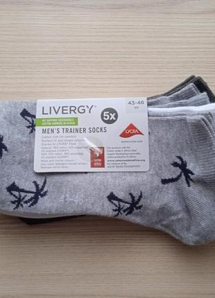 5 пар.шкарпетки livergy р.43/46