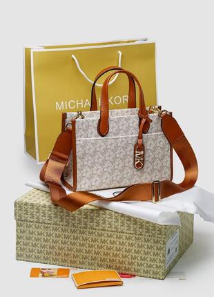 Michael kors gigi lg grab tote ivory