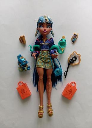 Кукла клео 3g монстер хай с двумя питомцами monster high faboolous pets cleo de nile and pets.