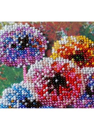Набор-миди для вышивки бисером "разноцветные шары" amb-017 20х20 см от lamatoys4 фото
