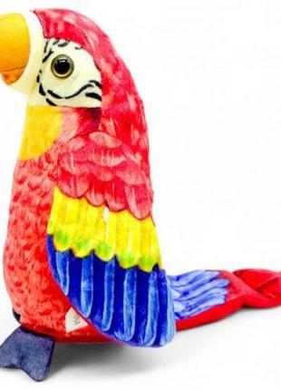 Інтерактивна іграшка "папуга-повторюшка" (червоний) від lamatoys1 фото