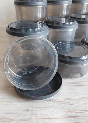 Набор банок для сыпучих, графитовая