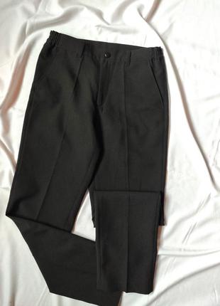 Брюки, классические брюки со стрелкой. черные брюки, универсальные брюки и классического кроя2 фото