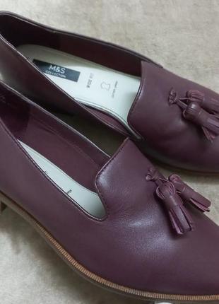 Туфли лоферы кожа жен.41р. clarksиндии