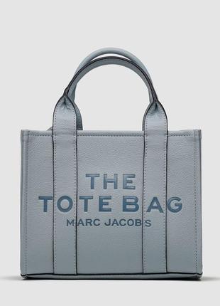 Marc jacobs the leather small tote bag blue3 фото