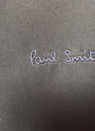 Paul smith англия! новая стильная 100%  хлопковая рубашка6 фото