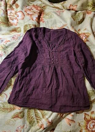 Льняная блуза от m&amp;s, 16691 фото