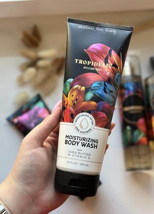 Увлажняющий гель для душа bath and body works tropidelic1 фото