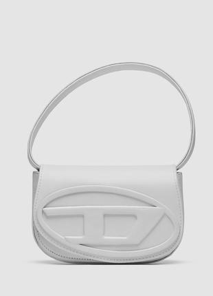 Diesel 1dr iconic shoulder bag total white8 фото