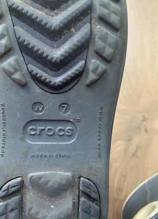 Гумові чоботи,  crocs, w7 (37-38)3 фото