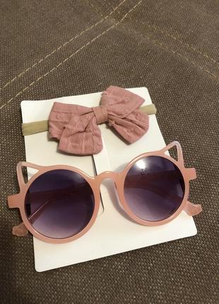 Сонцезахисні окуляри різні кольори дитячі для дівчинки3 фото