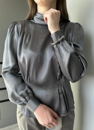 100% шелк блуза6 фото